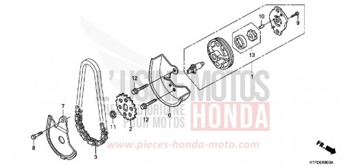 POMPE A HUILE SH125B de 2011